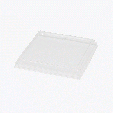 アクタ 弁当容器 ワン折重(フタ) 56-K10 透明 50枚