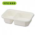 HEIKO 食品容器 ユーカリフードコンテナ YFC-600 2仕切り 25枚