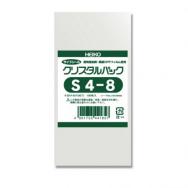 HEIKO OPP袋 クリスタルパック S4-8 (テープなし) 100枚