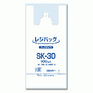 レジ袋 レジバッグ フックタイプ SK-30 100枚