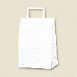 HEIKO 紙袋 H25チャームバッグ S1(平手) 白無地 50枚