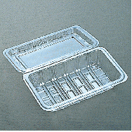 シーピー化成 食品容器 フードパック(折蓋タイプ) H-2-B 中浅 100枚