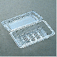 シーピー化成 食品容器 フードパック(折蓋タイプ) H-2-B 中浅 100枚
